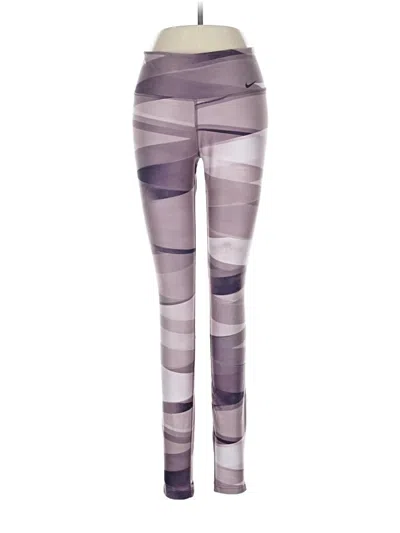 Pre-owned Nike Leggings In Purple