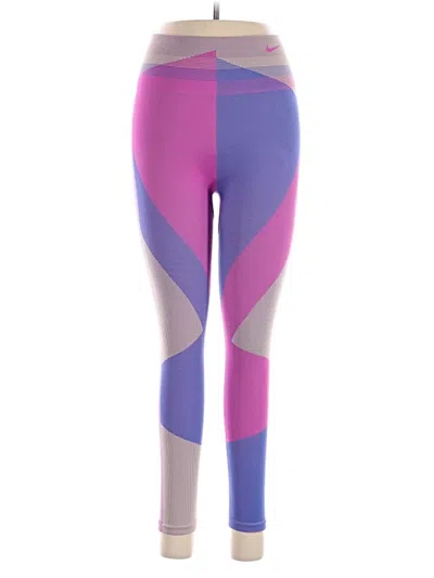Pre-owned Nike Leggings In Purple