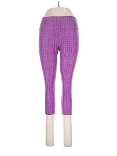 Pre-owned Nike Leggings In Purple