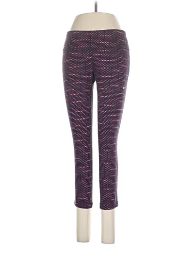 Pre-owned Nike Leggings In Purple