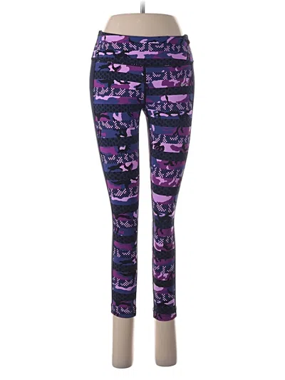 Pre-owned Nike Leggings In Purple