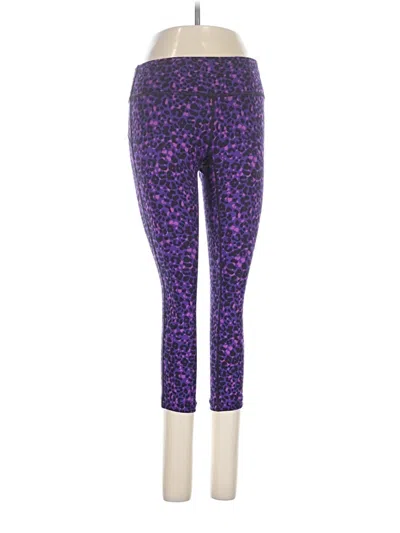 Pre-owned Nike Leggings In Purple