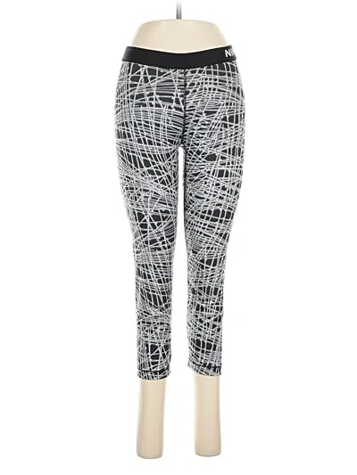 Pre-owned Nike Leggings In Silver