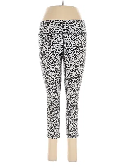 Pre-owned Nike Leggings In Silver