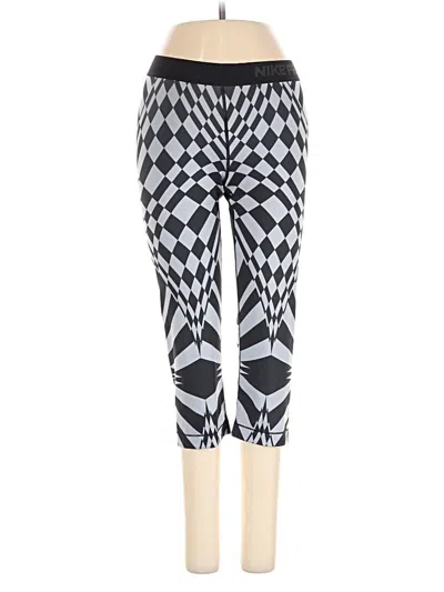 Pre-owned Nike Leggings In Silver