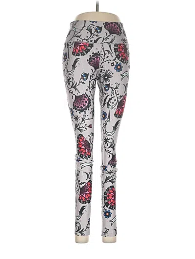 Pre-owned Nike Leggings In Silver
