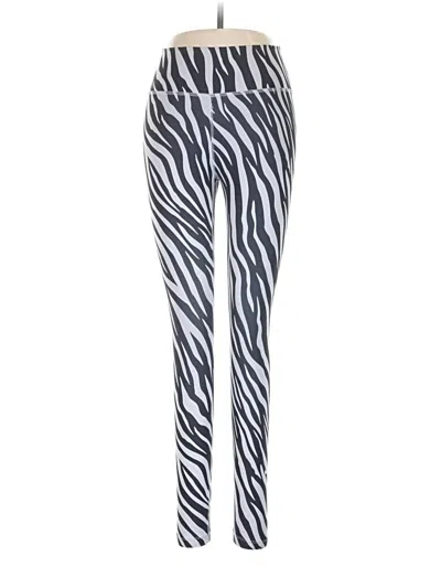 Pre-owned Nike Leggings In Silver