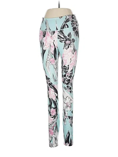 Pre-owned Nike Leggings In Teal