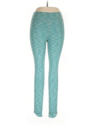 Pre-owned Nike Leggings In Teal