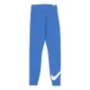 Nike Leggins Women W Sportswear Classics High Waisted Swoosh Legging Star Blue/sail