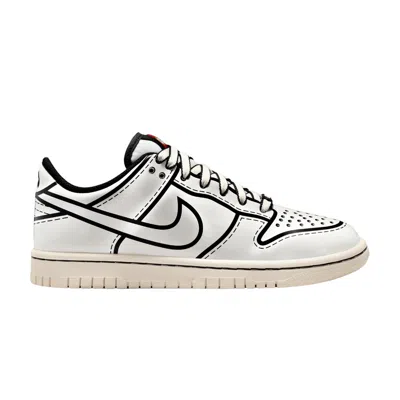 Pre-owned Nike Lego X Dunk Low Gs 'sail' | Cream | Kid's Size 4