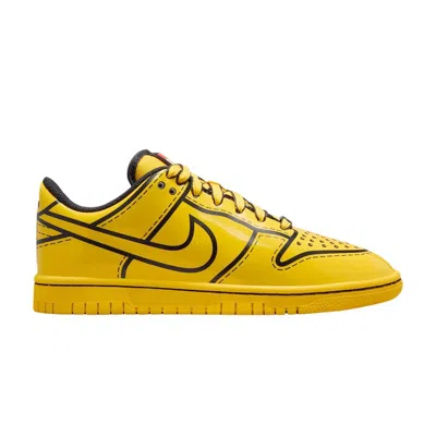 Pre-owned Nike Lego X  Dunk Low Gs 'tour Yellow' | Kid's Size 4