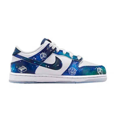 Pre-owned Nike Lego X  Dunk Low Ps 'galaxy' | Blue | Kid's Size 1