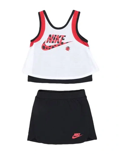 Nike Babies'  Li Bugs Ladybug Scooter Set Toddler Girl Co-ord White Size 5 Polyester, Viscose