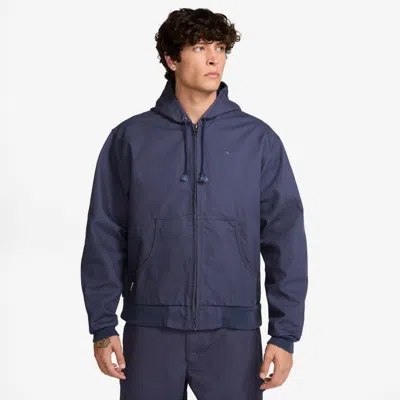 Nike Life Full-zip Unlined Jacket In Blue