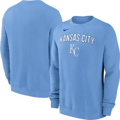 Nike Light Blue Kansas City Royals Pullover Sweatshirt