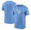 Nike Light Blue Tampa Bay Rays Legend Fuse Large Logo Performance T-shirt In Light Blue
