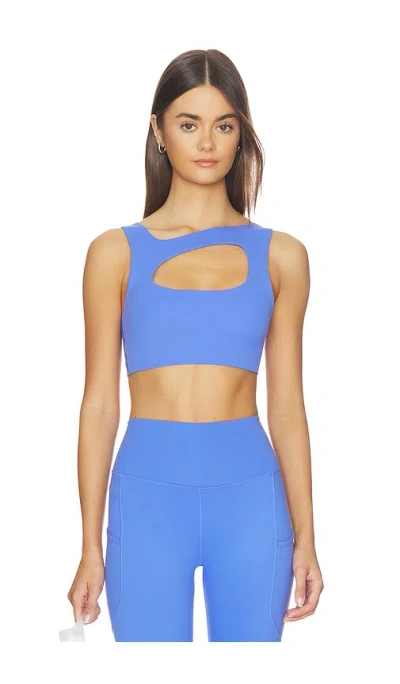 Nike Light Support Lightly Lined Sports Bra In Blue