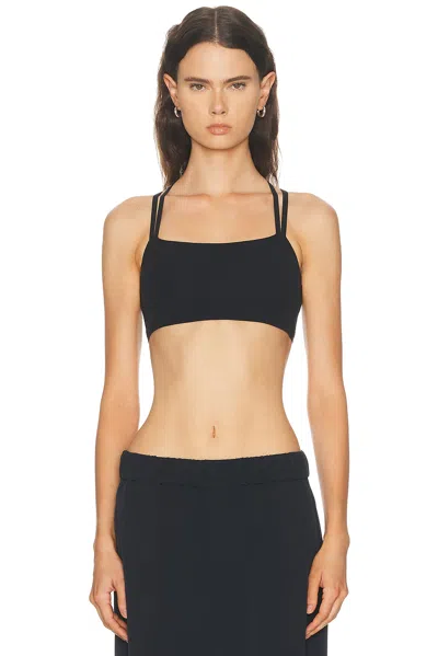 Nike Light Support Padded Sports Bra In Black
