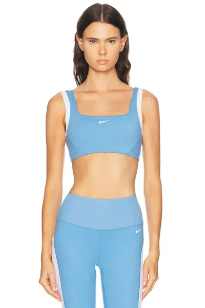 Nike Light Support Sports Bra In Blue