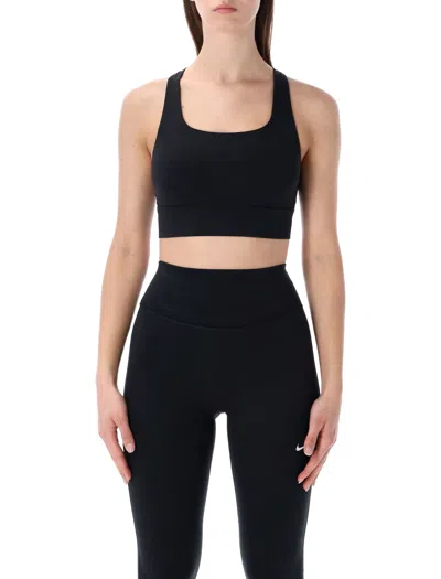 Nike Light-support Longline Sports Bra (s) In Black
