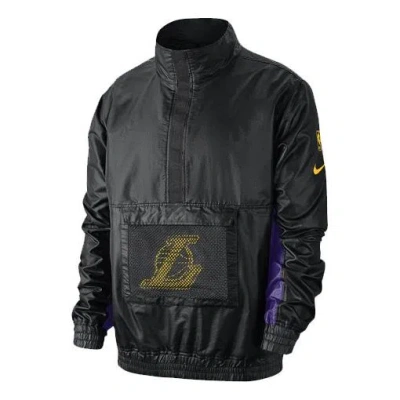 Nike Lightweight Nba Los Angeles Lakers Sports Jacket Black