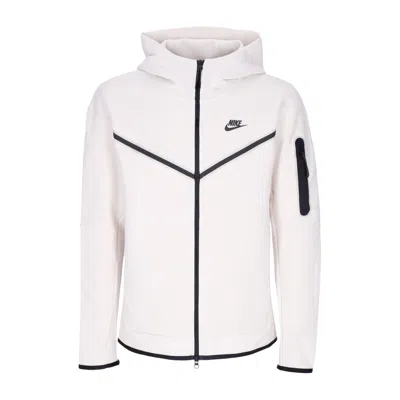 NIKE LIGHTWEIGHT SWEATSHIRT WITH ZIP HOOD FOR MEN SPORTSWEAR TECH FLEECE HOODIE PHANTOM/BLACK