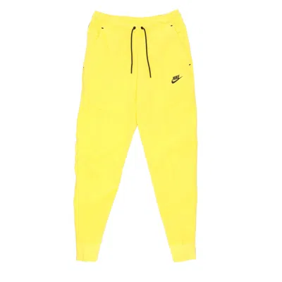 Nike Lightweight Tracksuit Pants Men Sportswear Tech Fleece Pant Yellow Strike/black