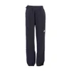 Nike Lightweight Tracksuit Pants Women Sportswear Loose Fleece Dance Pants Black In Blue