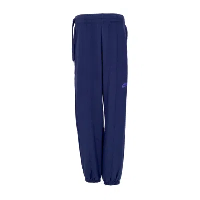Nike Lightweight Tracksuit Pants Women Sportswear Loose Fleece Dance Pants Midnight Navy In Blue