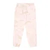 Nike Lightweight Tracksuit Pants Women Sportswear Mid-rise Cloud-dye Joggers Sanddrift/white In Pink