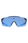 Nike Limitless 61mm Shield Sunglasses In Blue