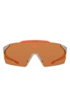 Nike Limitless 61mm Shield Sunglasses In Neutral