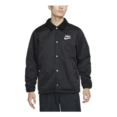 Nike Lined Winterized Coach Jacket 'black'