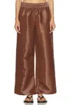 Nike Liquid Shine Pant In Brown