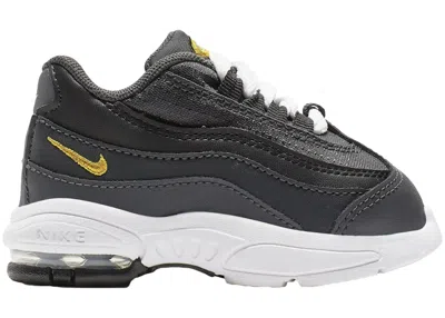 Pre-owned Nike Little Air Max 95 Sneakers In Anthracite/amarillo/black In Multi