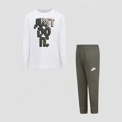 Nike Kids' Little Boys 2-pc. Pant Set In Green