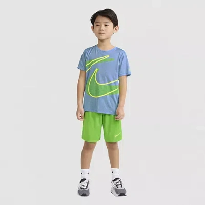 Nike Kids' Little Boys 2-pc. Short Set In Green
