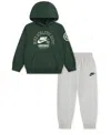 Nike Little Boys Sportswear P.e. French Terry Pullover & Pants, 2 Piece Set In Multi