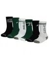 Nike Little Boys 6-pack Phys Crew Socks In Multi