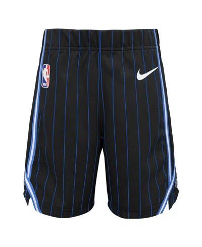 Nike Kids' Little Boys And Girls  Black Orlando Magic Icon Replica Shorts