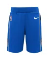 NIKE LITTLE BOYS AND GIRLS NIKE BLUE DALLAS MAVERICKS ICON REPLICA SHORTS