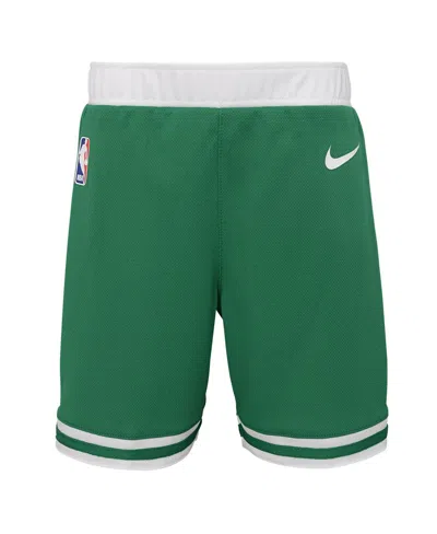Nike Kids' Little Boys And Girls  Kelly Green Boston Celtics Icon Replica Shorts