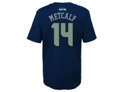 Nike Kids Seattle Seahawks Mainliner Player T-shirt D.k. Metcalf In Navy