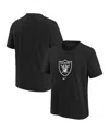 Nike Las Vegas Raiders Primary Logo Legend Big Kidsâ  Dri-fit Nfl T-shirt In Black