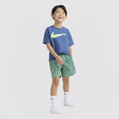 Nike Kids' Little Boys Pull-on Short In Blue