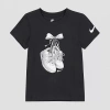 Nike Kids' Bowmax Cotton Graphic T-shirt In Black