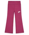 Nike Little Girls Dri-fit Flare Leg Leggings In Pink