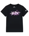Nike Kids' Little Girls Essentials Ringlet T-shirt In Black