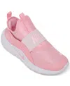 Nike Little Girls Flex Runner 4 Slip-on Running Sneakers From Finish Line In Pink